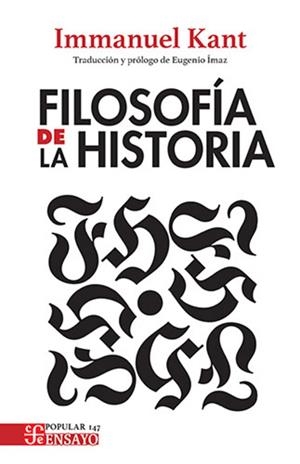 FILOSOFIA DE LA HISTORIA | 9786071630094 | KANT, IMMANUEL