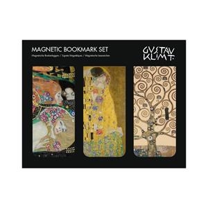 SET 3 MARCAPAGINAS MAGNETICOS GUSTAV KLIMT | 8719524044552