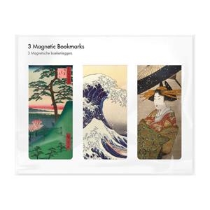 SET 3 MARCAPAGINAS MAGNETICOS HOKUSAI | 8719524031132