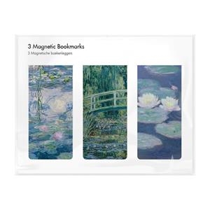 SET 3 MARCAPAGINAS MAGNETICOS MONET | 8719524030883