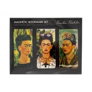 SET DE 3 MARCAPAGINAS FRIDA KAHLO AUTORRETRATO | 8719524059105