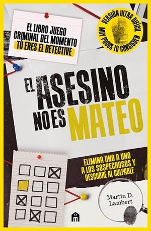 ASESINO NO ES MATEO, EL (NIVEL EXPERTO) | 9791259579331 | D. LAMBERT, MARTIN