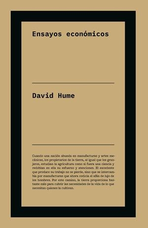 ENSAYOS ECONÓMICOS | 9791388115455 | HUME, DAVID