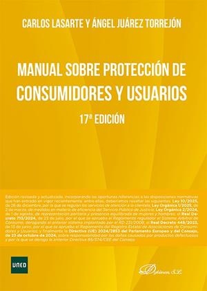 MANUAL SOBRE PROTECCIÓN DE CONSUMIDORES Y USUARIOS | 9791370475895 | LASARTE ÁLVAREZ, CARLOS / JUÁREZ TORREJÓN, ÁNGEL