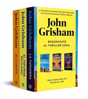 PACK GRISHAM ESENCIAL (LA TAPADERA | EL CLIENTE | EL INFORME PELÍCANO) | 9788466393720 | GRISHAM, JOHN