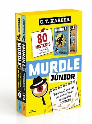MURDLE JUNIOR : CASOS CURIOSOS PER A MENTS CURIOSES I PREPARATS, LLESTOS... A INVESTIGAR! (PACK DE 2 LLIBRES) | 9791388277979 | KARBER, G. T.