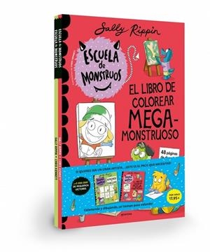 ESCUELA DE MONSTRUOS - PACK ARTISTA : LIBRO DE COLOREAR + APRENDE A DIBUJAR | 9791387924188 | RIPPIN, SALLY